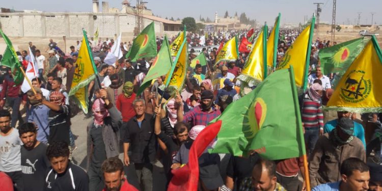 Gelê Serêkaniyê li dijî gefên dewleta dagirker a tirk daketin qadan