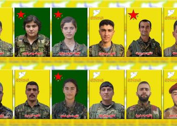 QSD’ê nasnameya 12 şehîdên Berxwedana Cenga Rojava eşkere kir
