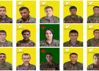 Nasnameyên 15 şehîdên Berxwedana Cenga Rojava hate eşkere kirin