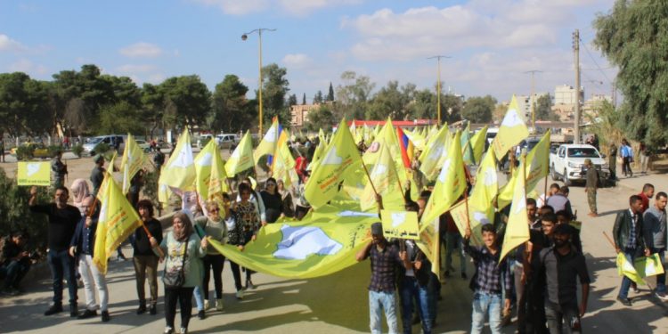 Ji Ciwanên Hesekê meşa ‘QSD’ê hêza me ye’