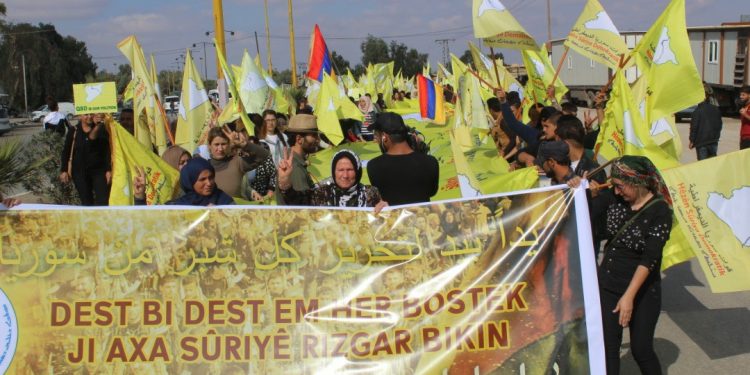 Ji Ciwanên Hesekê meşa ‘QSD’ê hêza me ye’