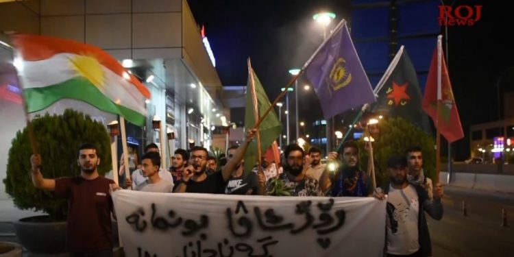 Ciwanên Başûr bi meşekê êrîşên dagirker ê dewleta tirk şermezar kirin