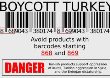 Li Rojhilatê Kurdistanê jî ji bo boykotkirina malên Tirkî bang hate kirin