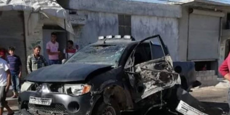 Li Ezazê di wesayîta çeteyan de teqînek pêk hat