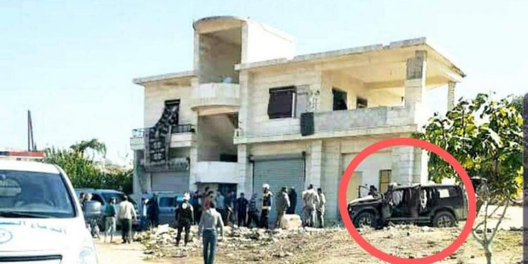 Li Şerayê ya Efrînê wesayiteke bombebarkirî teqiya