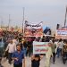 Şêniyên Bakur û Rojhilatê Sûriyê li ber bargeha Koalîsyona Navdewletî çalakiya protestoyê li dar xistin