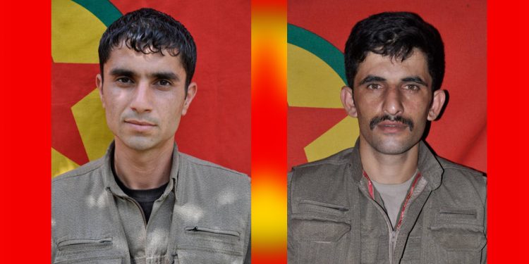 HPG’ê du gerîlayên şehîd bûn bi bîr anî