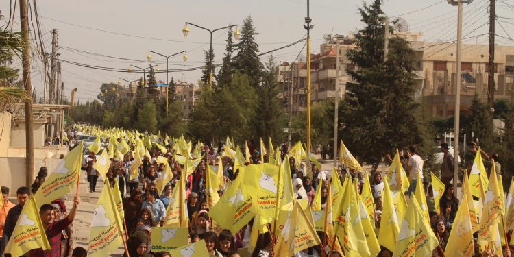 Meşa li dijî dagirkeriyê ya şêniyên Qamişlo û Serêkaniyê: QSD’ê vîna me ye