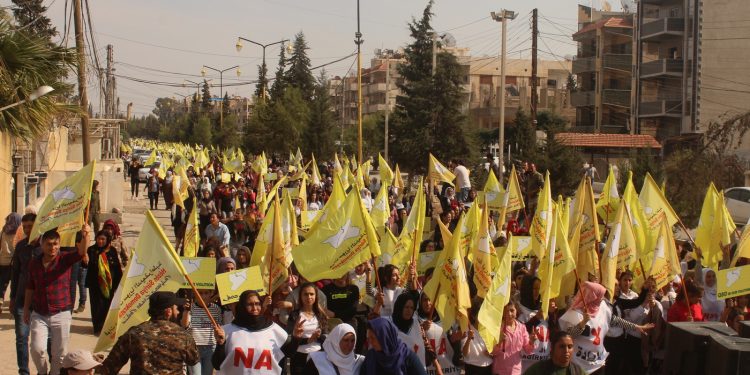 Meşa li dijî dagirkeriyê ya şêniyên Qamişlo û Serêkaniyê: QSD’ê vîna me ye