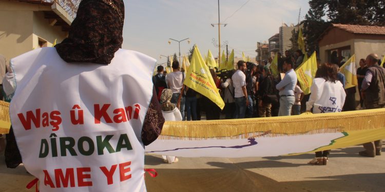 Meşa li dijî dagirkeriyê ya şêniyên Qamişlo û Serêkaniyê: QSD’ê vîna me ye