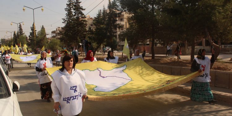 Meşa li dijî dagirkeriyê ya şêniyên Qamişlo û Serêkaniyê: QSD’ê vîna me ye