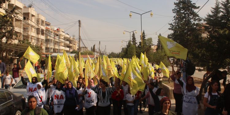 Meşa li dijî dagirkeriyê ya şêniyên Qamişlo û Serêkaniyê: QSD’ê vîna me ye