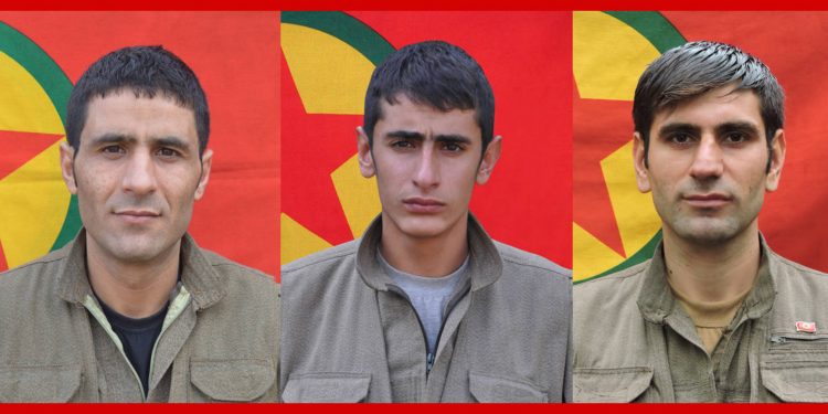 HPG’ê sê gerîlayên li Çelê şehîd bûn bi bîr anî