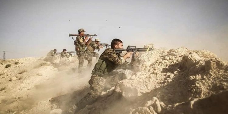 Li gundên Rojavayê Kobanê QSD`ê bersiva êrîşan dide