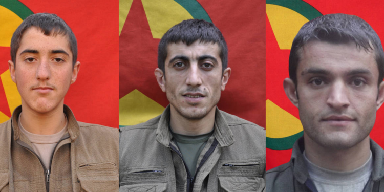 HPG’ê nasnameya 3 gerîlayên ku li Sêrt û Şirnexê şehîd bûbûn eşkere kir