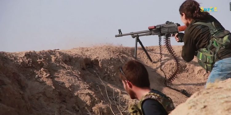 Dîmenên ji kêliyên berxwedana Şervanan li gundê Tewila