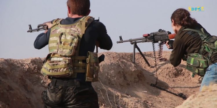 Dîmenên ji kêliyên berxwedana Şervanan li gundê Tewila