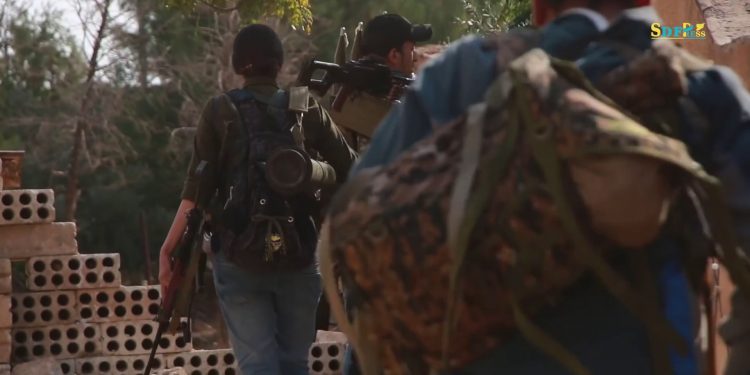 Dîmenên ji kêliyên berxwedana Şervanan li gundê Tewila