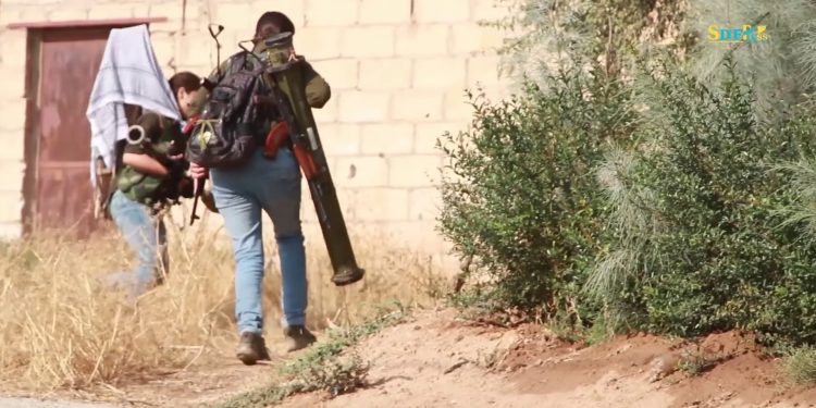 Dîmenên ji kêliyên berxwedana Şervanan li gundê Tewila