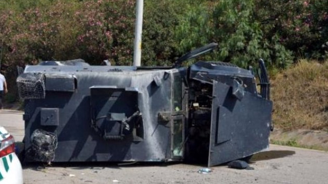 LEZGÎN – Li Amanosê wesayîtek zirxî qulipî: Gelek leşkerên dagirker birîndar bûn