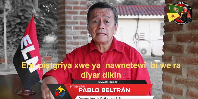 Ji Artêşa Rizgariya Netewî ya Kolombiyayê (ELN) ji bo Rojava Peyama Piştgiriyê