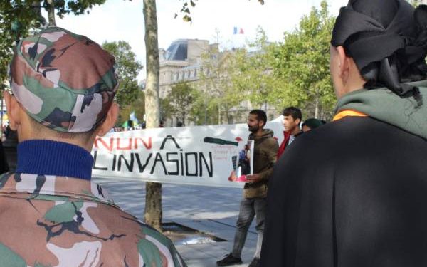 Ciwanan li Parîsê li dijî êrîşên dagirker çalakî lidar xistin