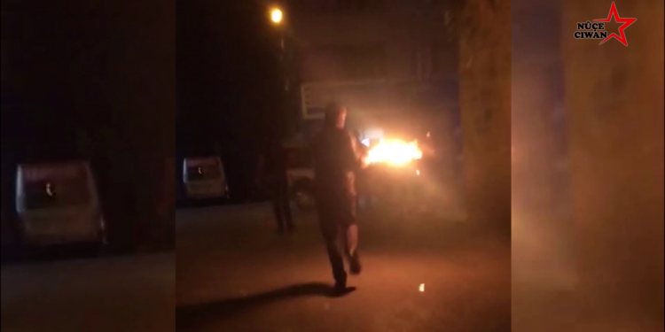 LEZGÎN – Yekîneyên Tolhildanê bi molotofan dikana A-101 şewitandin