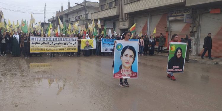 Li herêma Cizîrê “Roja Cîhanê ya Rojava” ji aliyê hezaran ve bi coş hate pêşwazî kirin