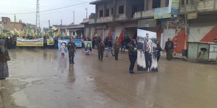 Li herêma Cizîrê “Roja Cîhanê ya Rojava” ji aliyê hezaran ve bi coş hate pêşwazî kirin