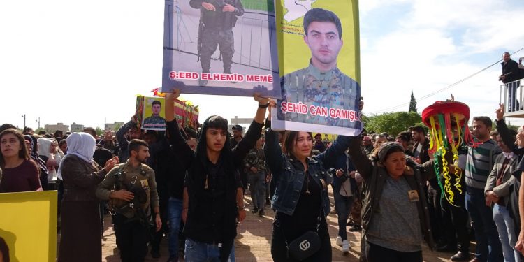 Li Qamişlo 3 şehîdên Cenga Rojava hatin oxirkirin