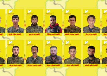 QSD’ê nasnameyên şehîdên Berxwedana Cenga Rojava eşkere kir