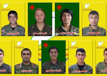 Nasnameyên 9 şehîdên Berxwedana Cenga Rojava hate eşkere kirin