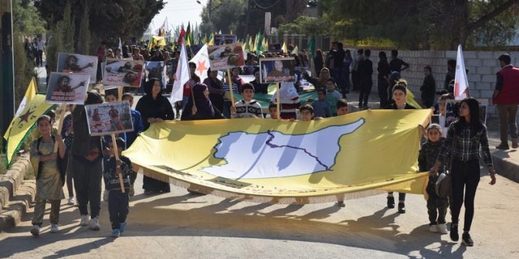 Li Hesekê û Dirbêsiyê êrîşên dagirker û serdana Erdogan a Washingtonê hatin şermezar kirin