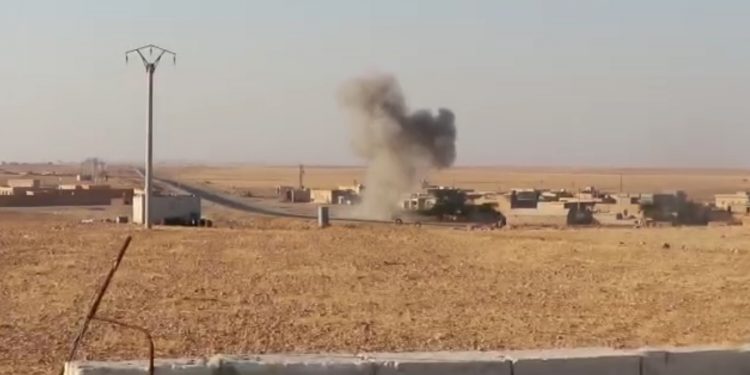 Li gundê Ezîziyê panzêreke dagirkeran derbe xwar