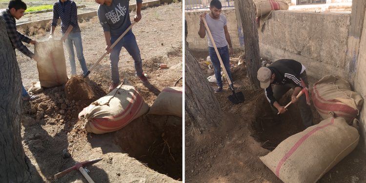 Ciwanên Şoreşger nava bajarê Til Temirê mewizyan dikolin