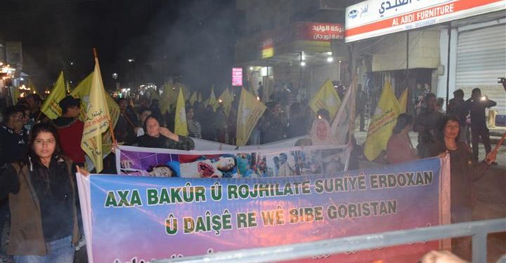 Ciwanên Hesekê li dijî dagirkeriya dewleta Tirk daketin qadan
