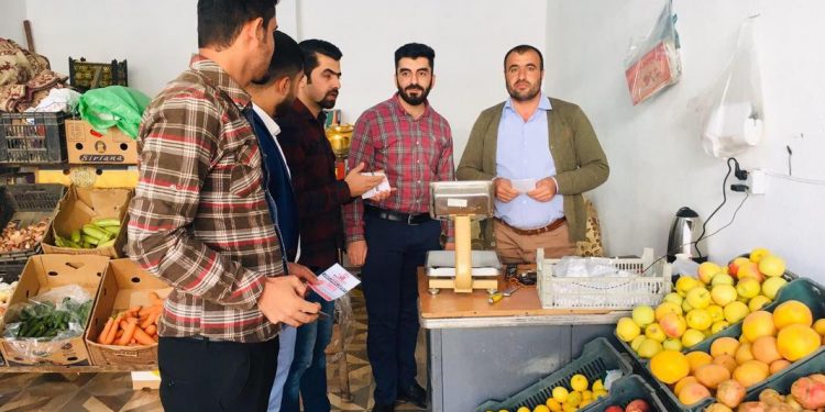 Asayîşa PDK’ê 5 ciwanên ku belavokê boykotê belav dikirin binçavkirin