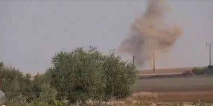 Dewleta Tirk a dagirker bombe li derdorî kampa Eyn Îsa barand