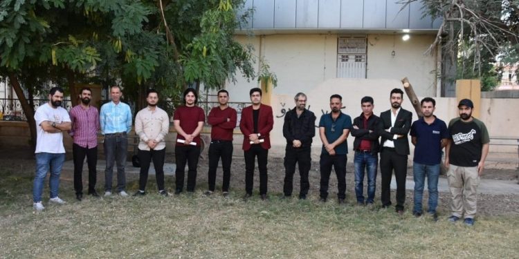 Ciwanên Germiyanê piştgiriya xwe ji xwepêşandanên Iraqê re nîşandan