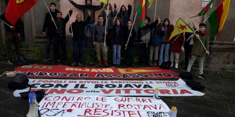 Li Îtalyayê berxwedana Rojava hate silavkirin!