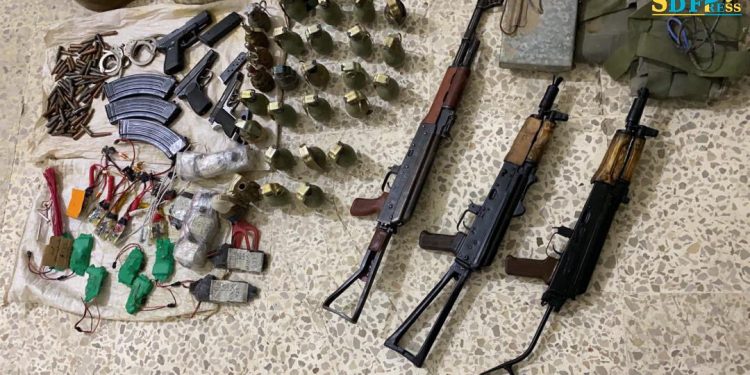 Bi operasyonek taybet li bajarê Reqayê şaneyek veşartî ya DAIŞ’ê hat girtin