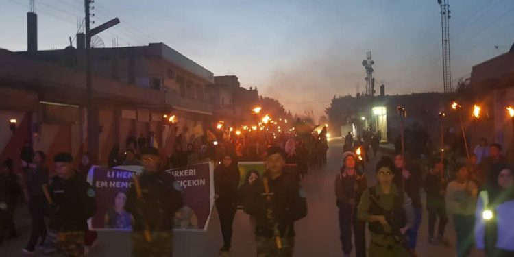 Jinên Ciwan berdewamkirina têkoşînê li dijî dagirkeriyê teqez kirin