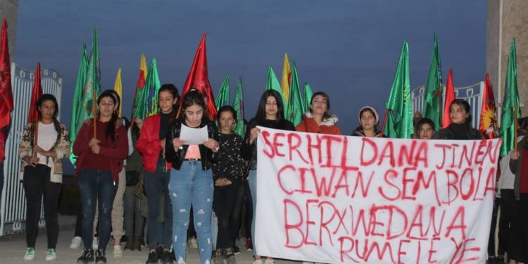 “Serhildana Jinên Ciwan Sembola Berxwedana Rûmetê ye”