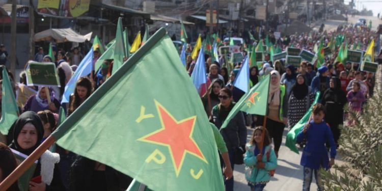 Li Bakurê Sûriyê û Rojavayê Kurdistanê çalakiyên Roja Têkoşîna li dijî Tundiya li ser jinan!