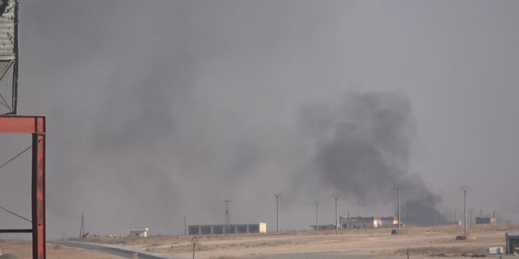 Dagirker derdora kampa Eyn Îsa û gundê Seyda topbaran kir