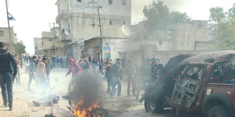 Li Ezazê di teqînekê de 2 kes mirin û gelek kes birîndar bûn