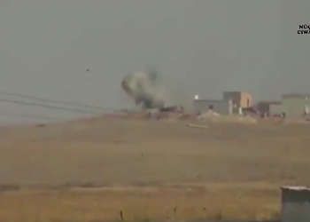 Li gundê Mesûdiyê şervanên QSD’ê tangkeke artêşa Tirk a dagirker teqand