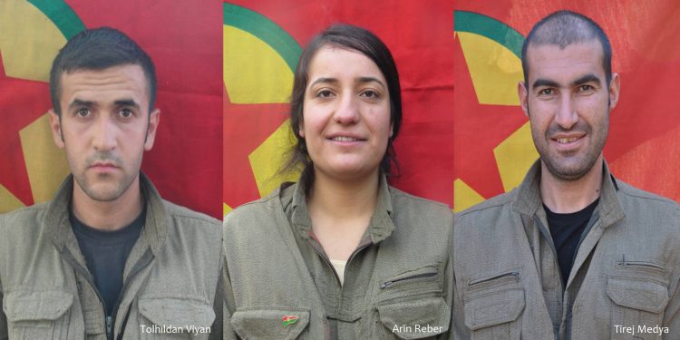 HPG’ê 3 gerîlayên li Xakurkê şehîd bûn bi bîr anî