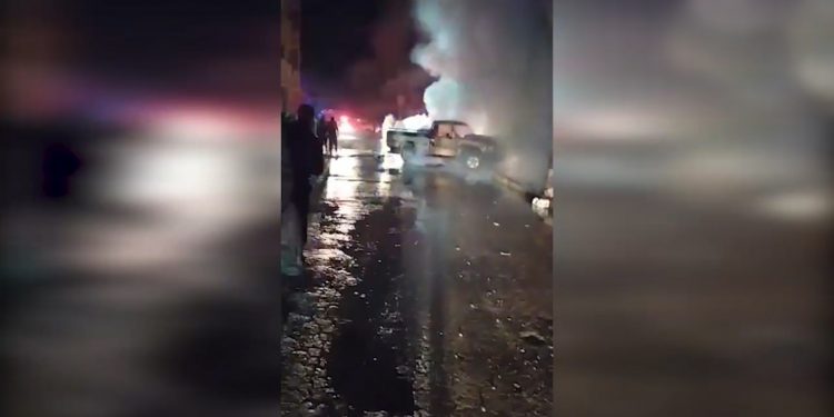 Di dema derbasbûna wesayita çeteyan de teqînek pêk hat