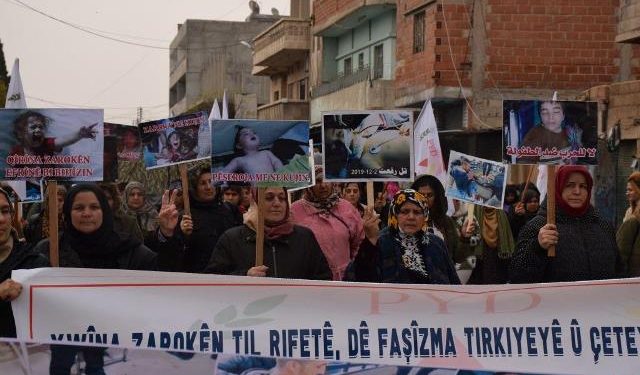 ​​​​​​​Li Bakur û Rojhilatê Sûriyê meşên şermezarkirina komkujiya Til Rifatê